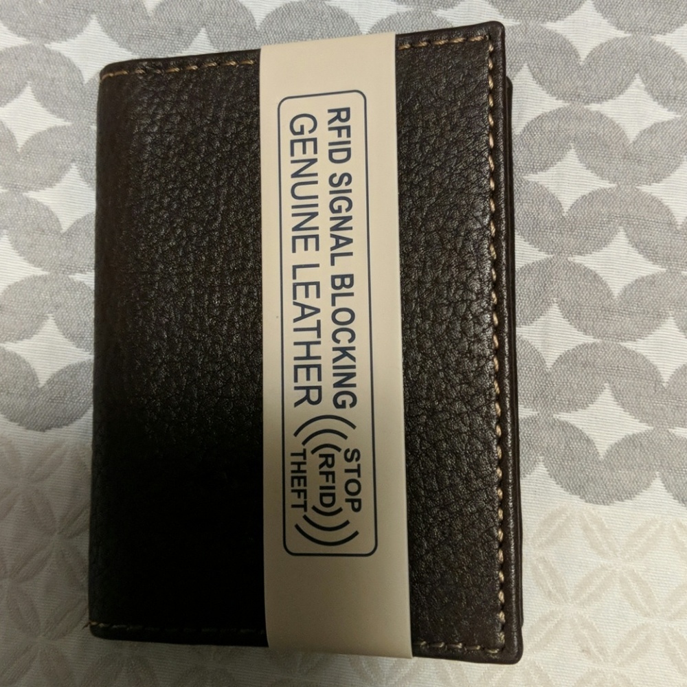 Men's Leather brown card case